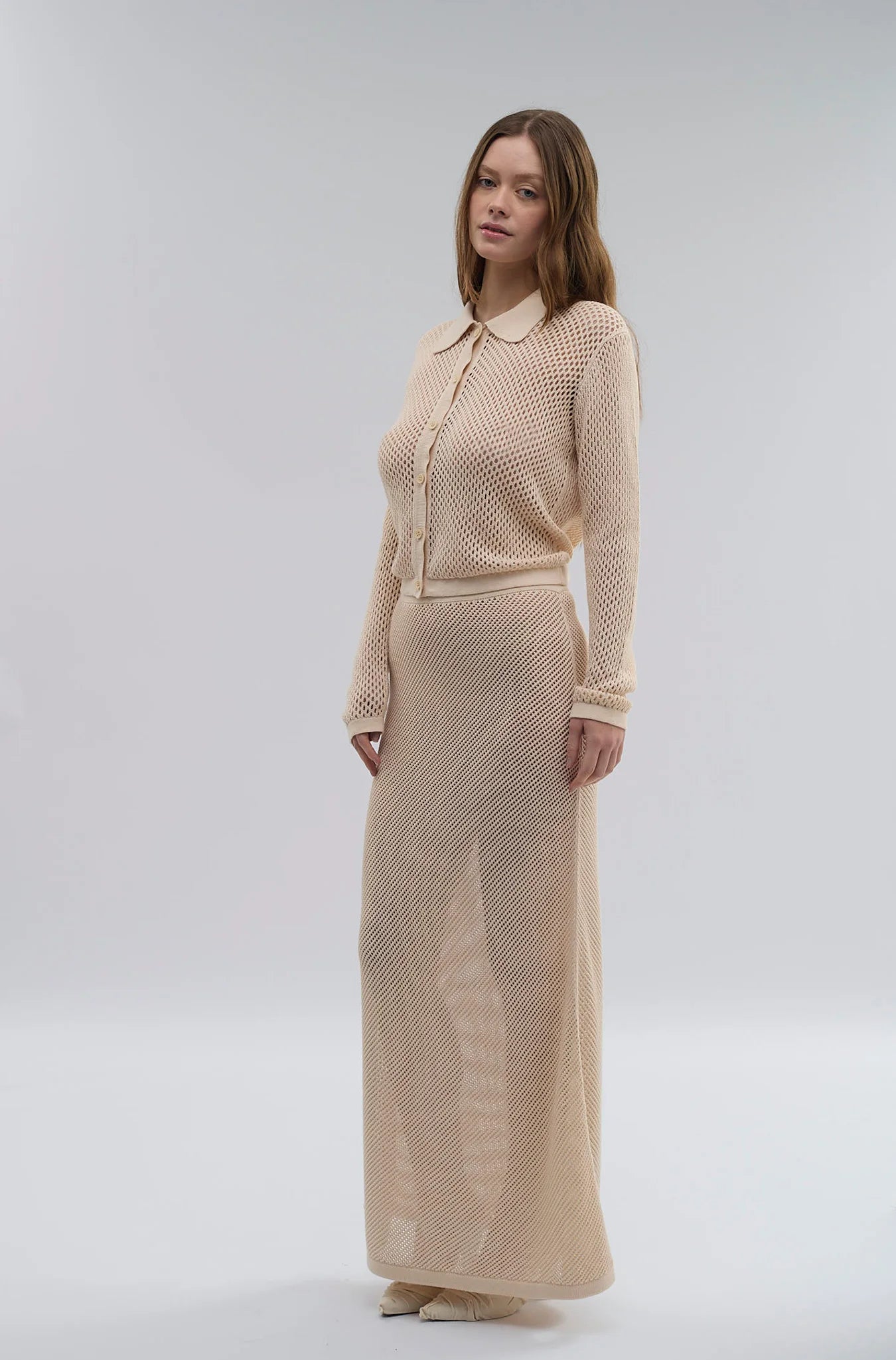 Open Knit Skirt