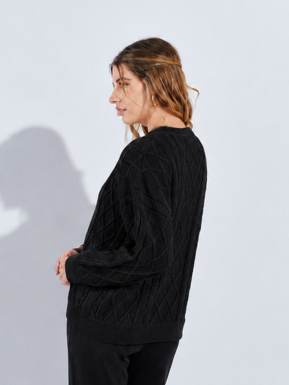 Cable BB Alpaca Sweater