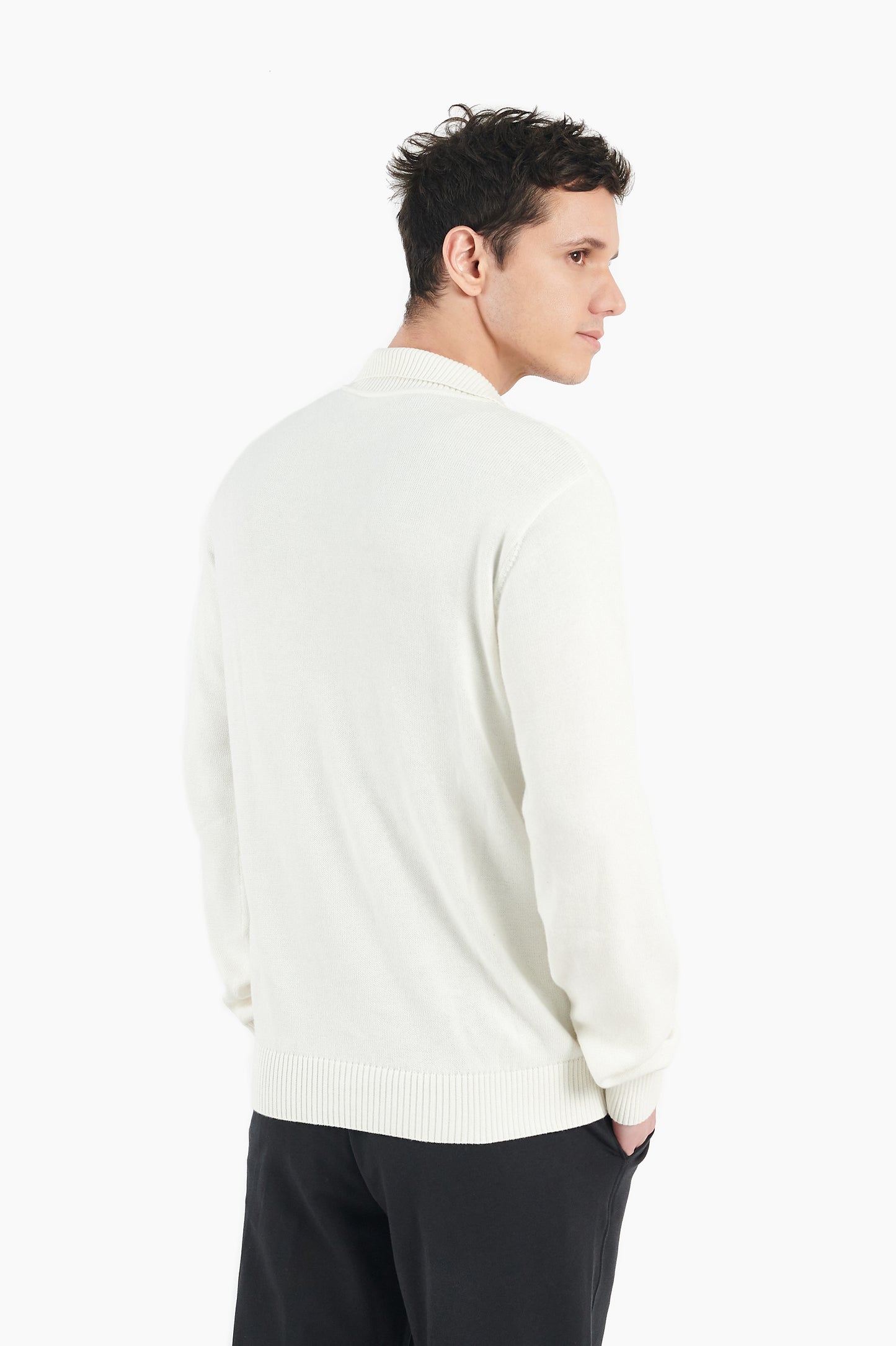 Organic Cotton Polo Sweater