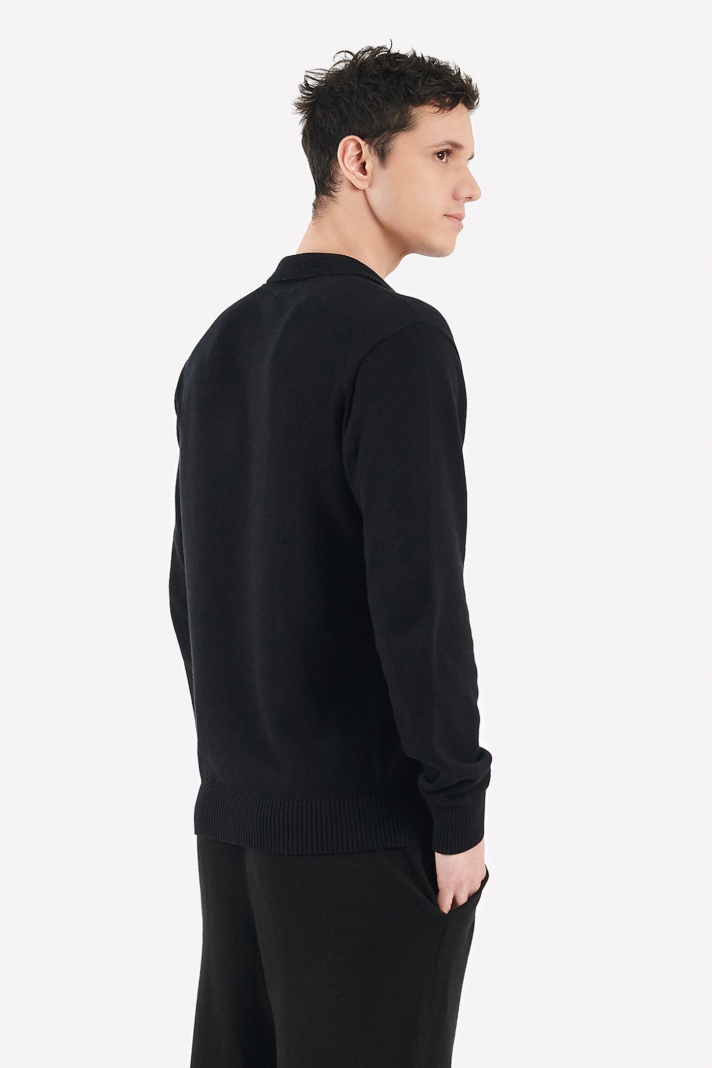 Organic Cotton Polo Sweater
