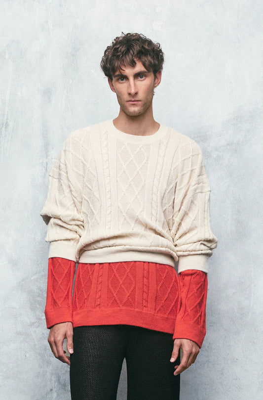 Cable BB Alpaca Sweater