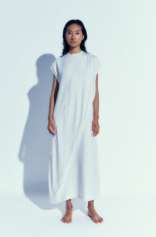 Draped Long Dress