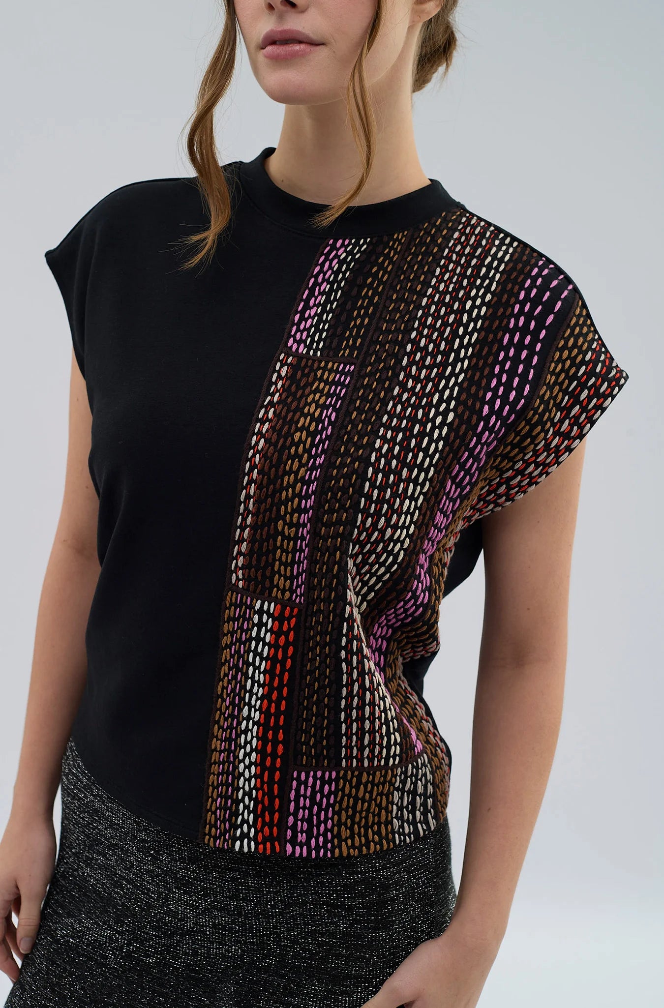 Hand Embroidery Trace Tank