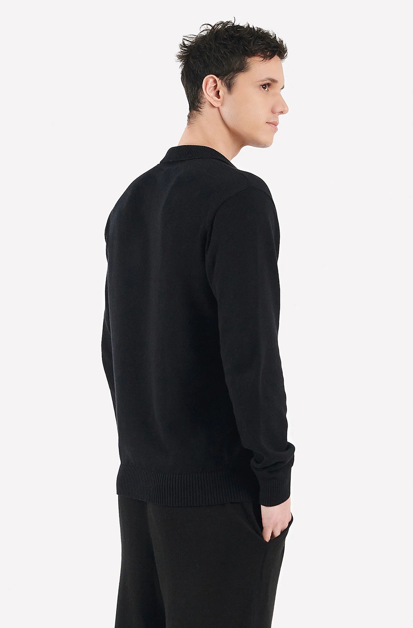 Organic Cotton Polo Sweater