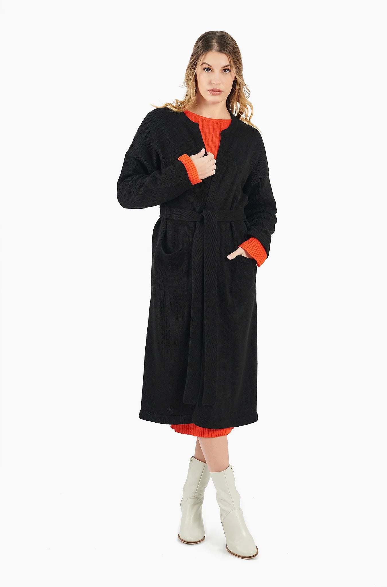 Handloomed Long Cardigan