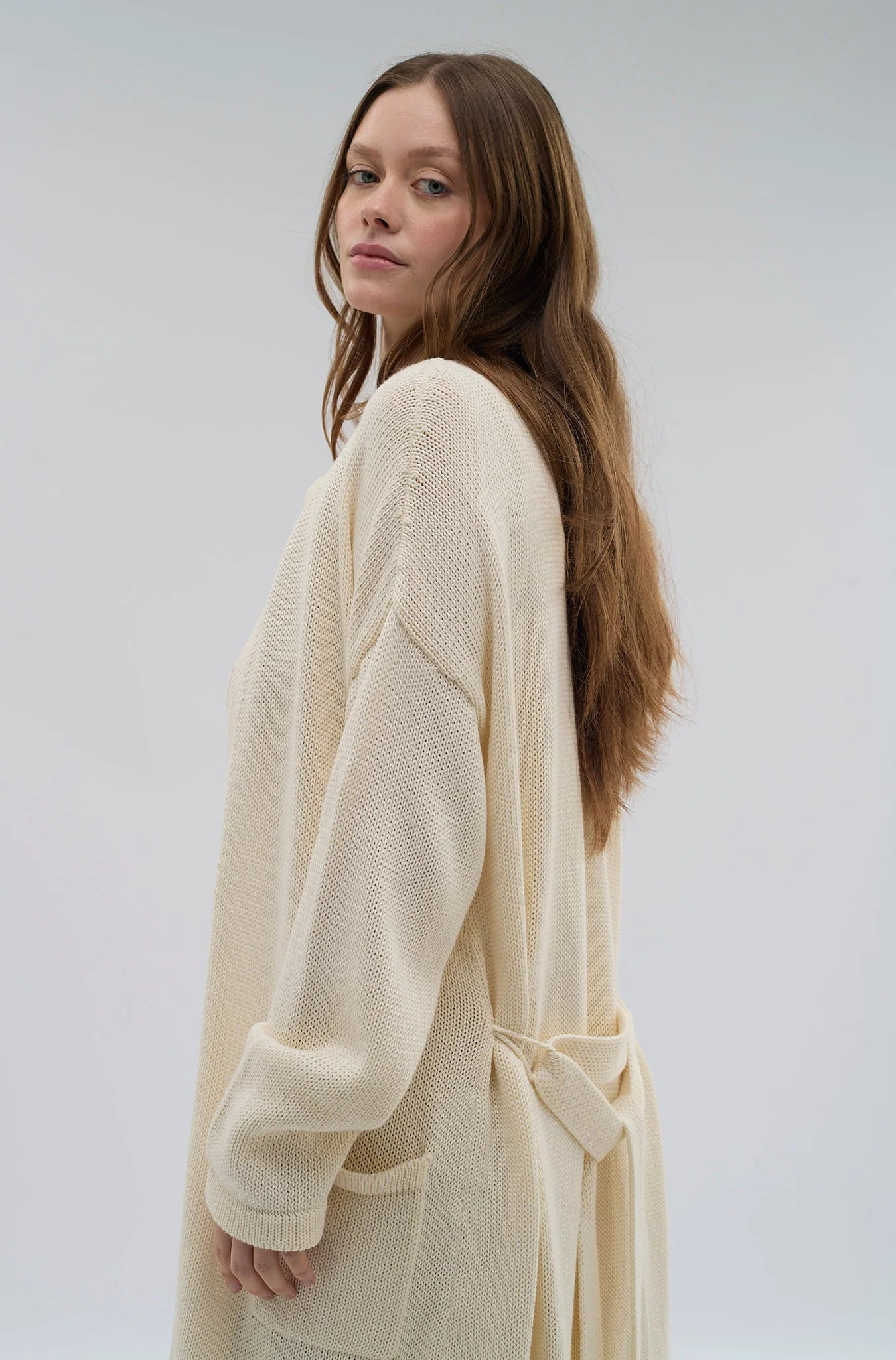 Handloomed Long Cardigan