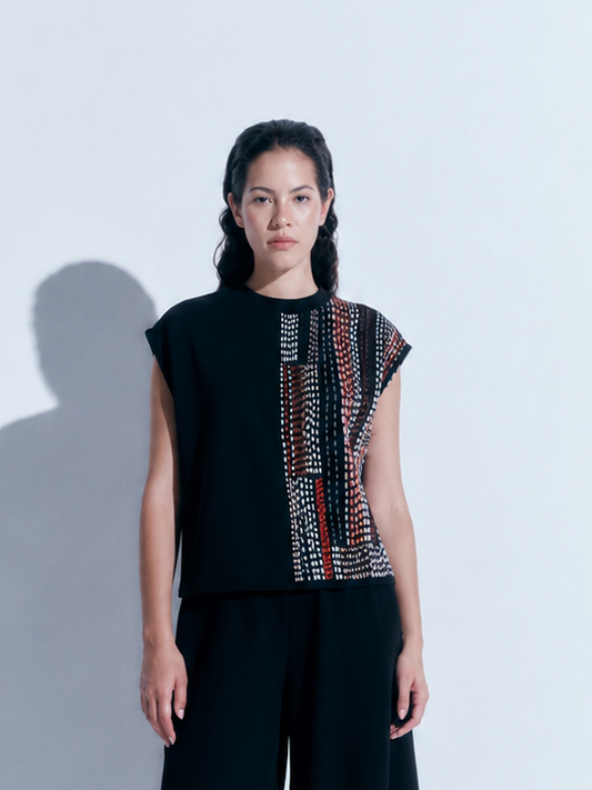 Hand Embroidery Trace Tank