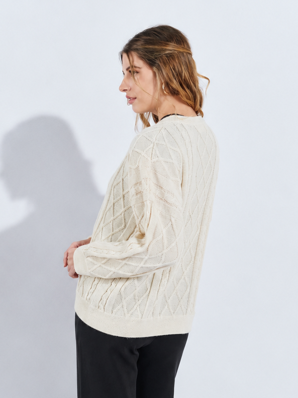 Cable BB Alpaca Sweater