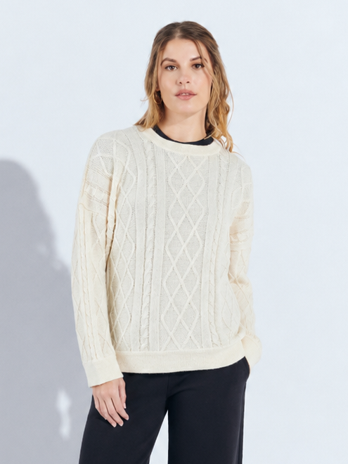 Cable BB Alpaca Sweater