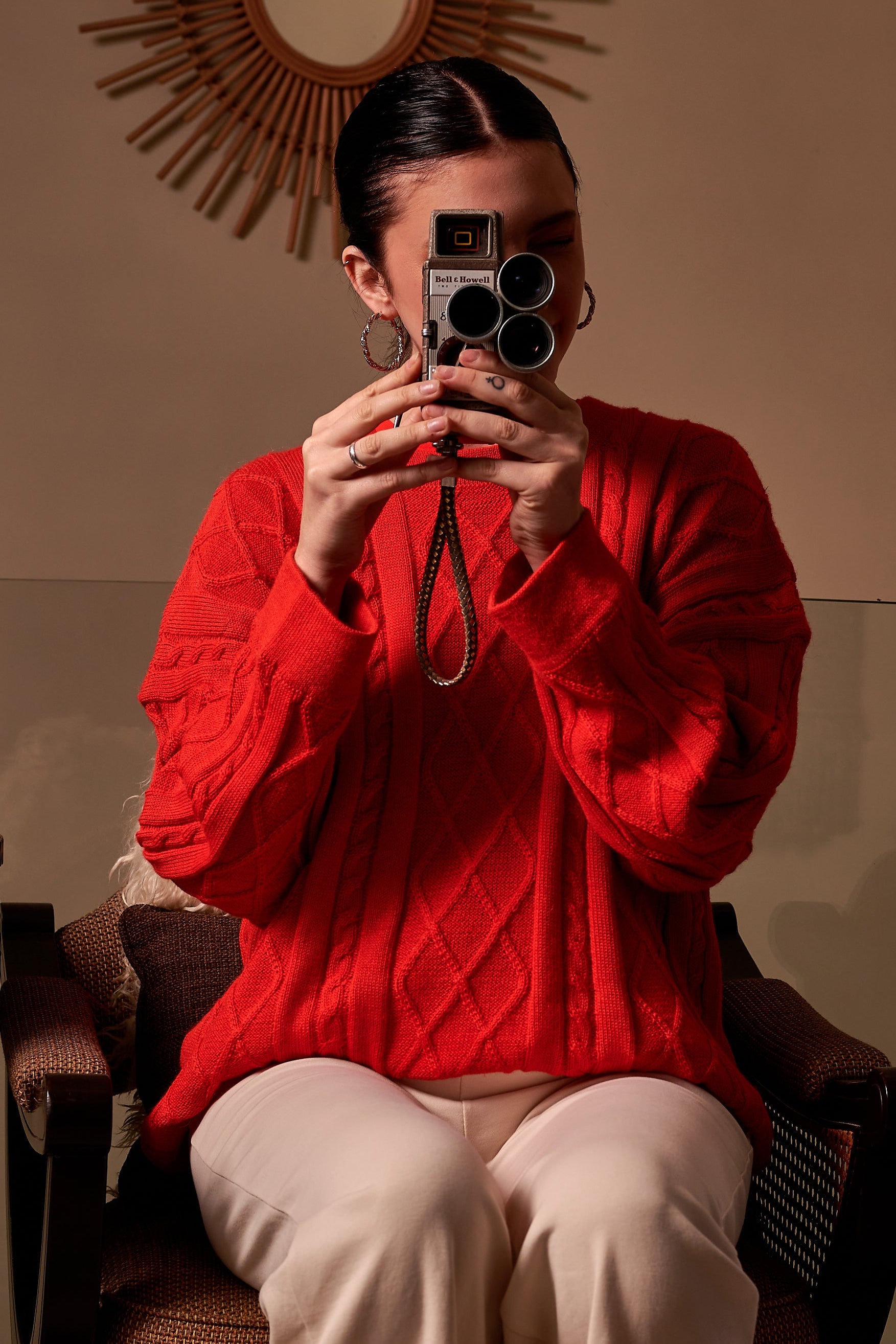 Cable BB Alpaca Sweater