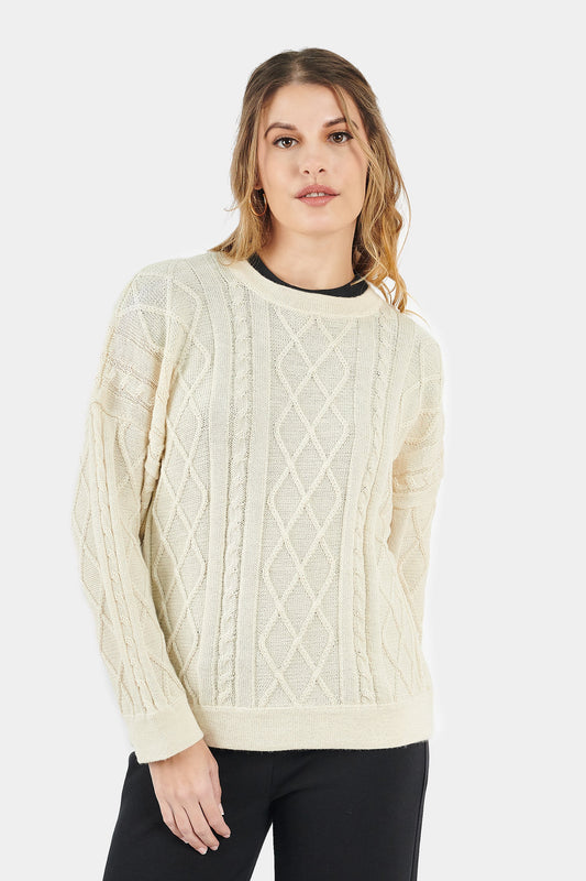 Cable BB Alpaca Sweater