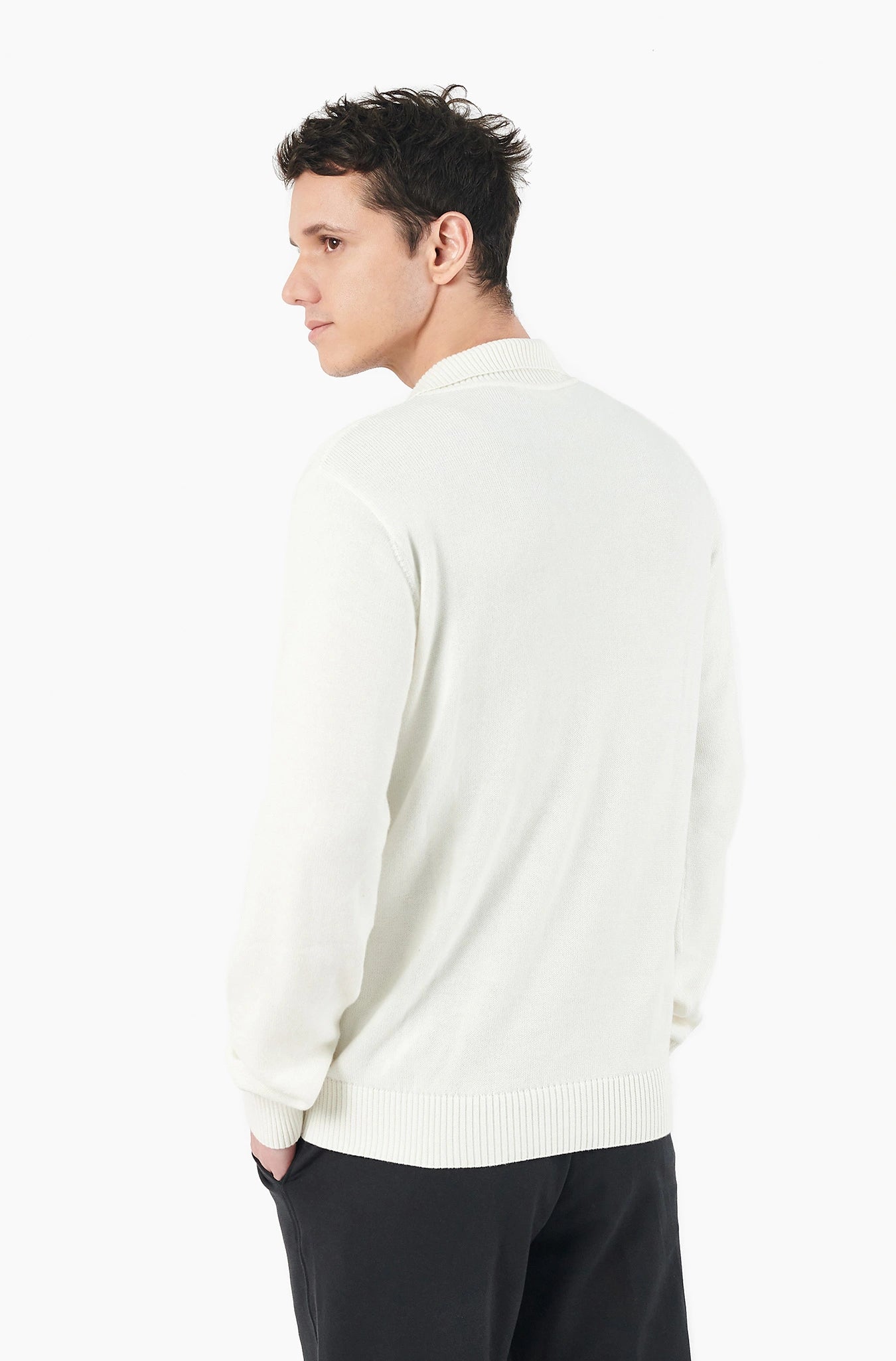 Organic Cotton Polo Sweater