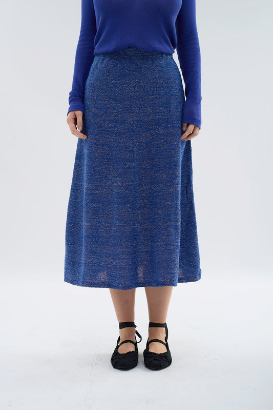 Knitted Lurex Skirt