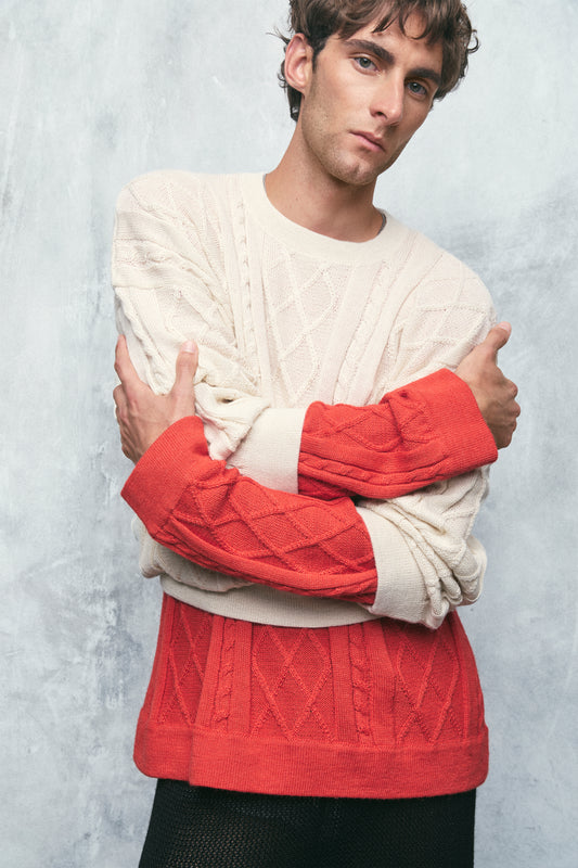 Cable BB Alpaca Sweater