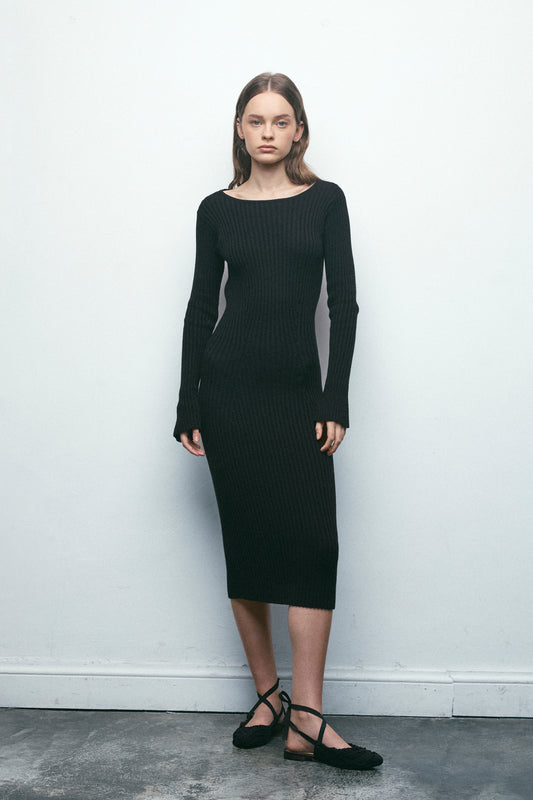 Knitted Rib Dress